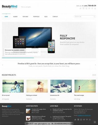響應式電子產品網站HTML5模板設計指南