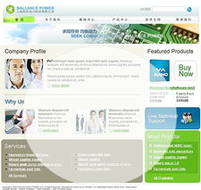 科技公司網站設計 融合前沿科技與電腦圖文設計的視覺藝術